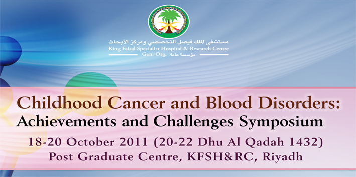 Childhood Cancer & Blood Disorders Symposium 2011